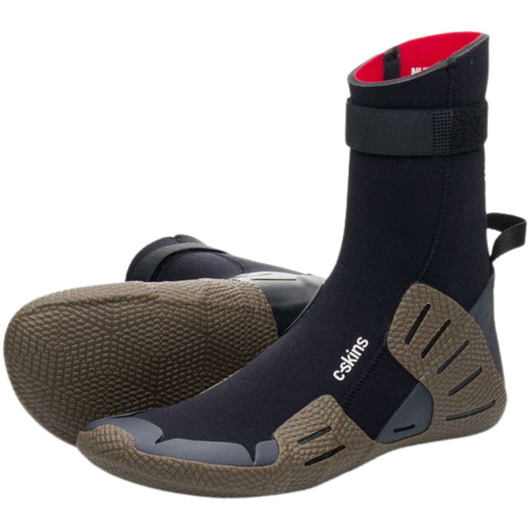 2026 C-Skins Nuwave 5mm Round Toe Boots CBONW5R - Black / Charcoal